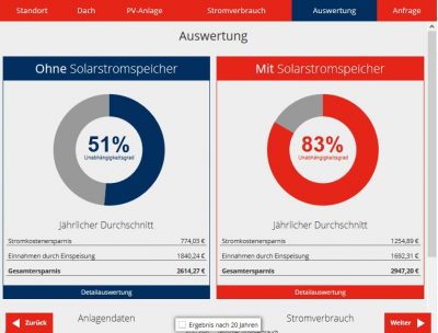 Solarertragsrechner MAXX SOLAR Solarertragsrechner MAXX SOLAR